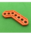Plastic obtuse corner bracket orange