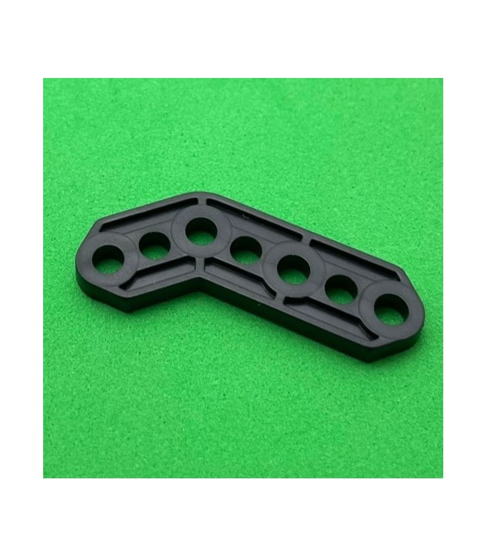 Plastic obtuse corner bracket black