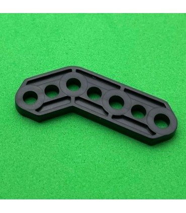 Gousset 135° plastique noir
