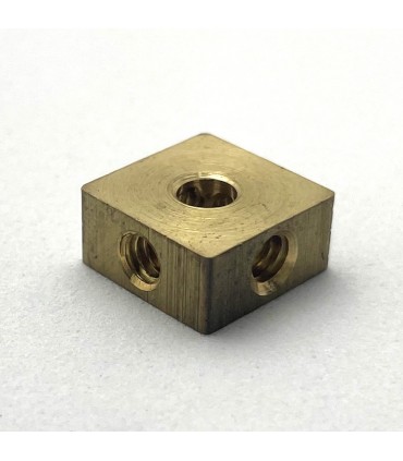 Bague d'arrêt carrée taraudée 1/2x1/2x1/4'' laiton