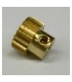 Pignon 19 dents laiton l.6 mm