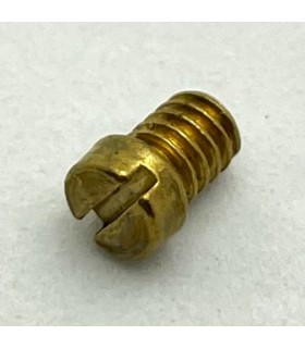 Stop screw brass-plated