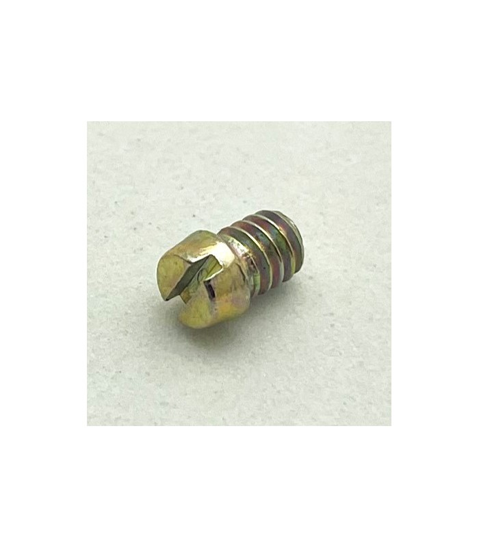Stop screw Iridescent zinc-plated
