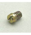 Stop screw Iridescent zinc-plated
