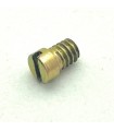 Shouldered stop screw Iridescent zinc-plated