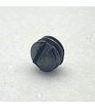 Slotted brub screw 3mm black