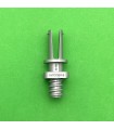 Mj short screwed clip axle aluminum grey