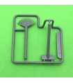 Mj outils en grappe gris (râteau et peigne)