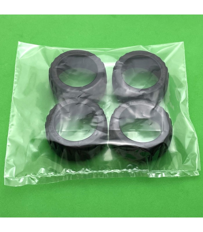Mj tyre ø50,8mm th25,4mm black bag of 4