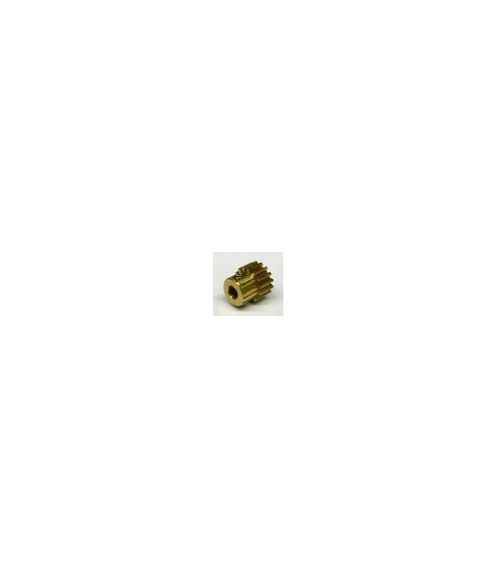 Pignon 15 dents l. 6 mm laiton