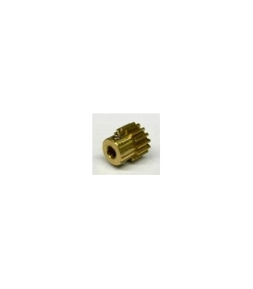 Pignon 15 dents l. 6 mm laiton