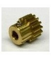 Pignon 15 dents l. 6 mm laiton