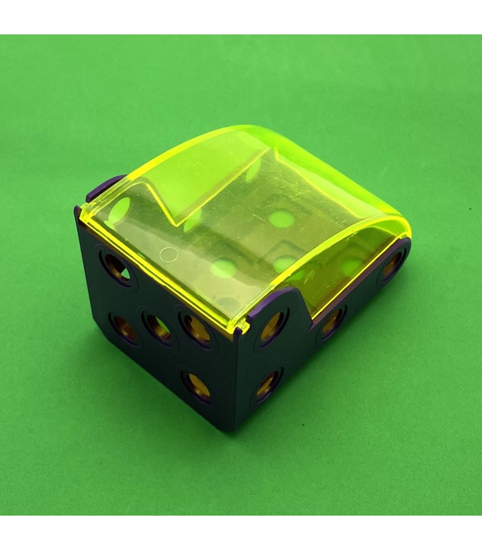 Mj windshield transparent neon yellow + cabin 4x4 purple Mj windshield transparent neon yellow + cabin 4x4 purple