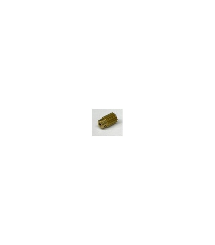 Pignon 15 dents l.13 mm laiton Pignon 15 dents l.13 mm laiton