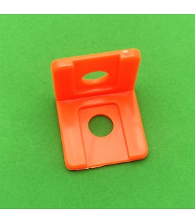 Mj right angle bracket 1x1 neon orange