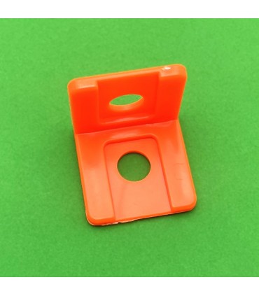 Mj right angle bracket 1x1 neon orange