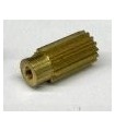 Pignon 15 dents l.19 mm laiton