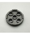 Mj coupling pulley ø 50 mm aluminum gray