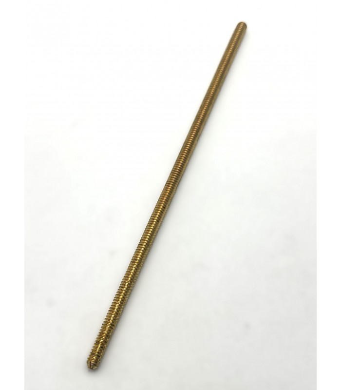 Screwed rod 125 mm brass