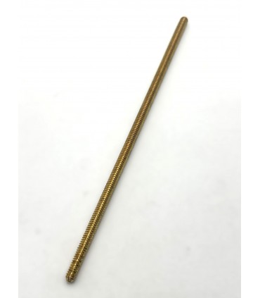 Screwed rod 125 mm brass