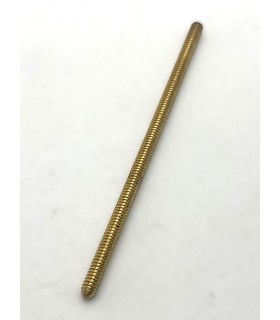 Screwed rod 90 mm brass plated