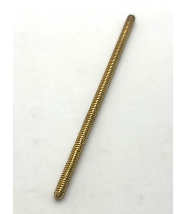 Screwed rod 90 mm brass