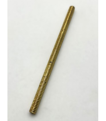 Tige filetee de 75 mm laiton