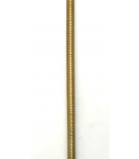 Tige filetee de 75 mm laiton