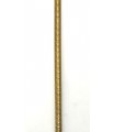 Screwed rod 75 mm brass