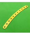 Bande incurvee l.140 r 250 mm (11 tr) jaune clair