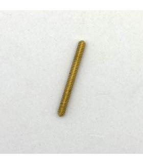 Screwed rod 38 mm brass