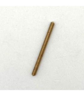 Screwed rod 50 mm brass