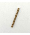 Screwed rod 50 mm brass