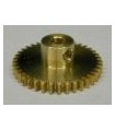 Pignon 38 dents l.3 mm laiton