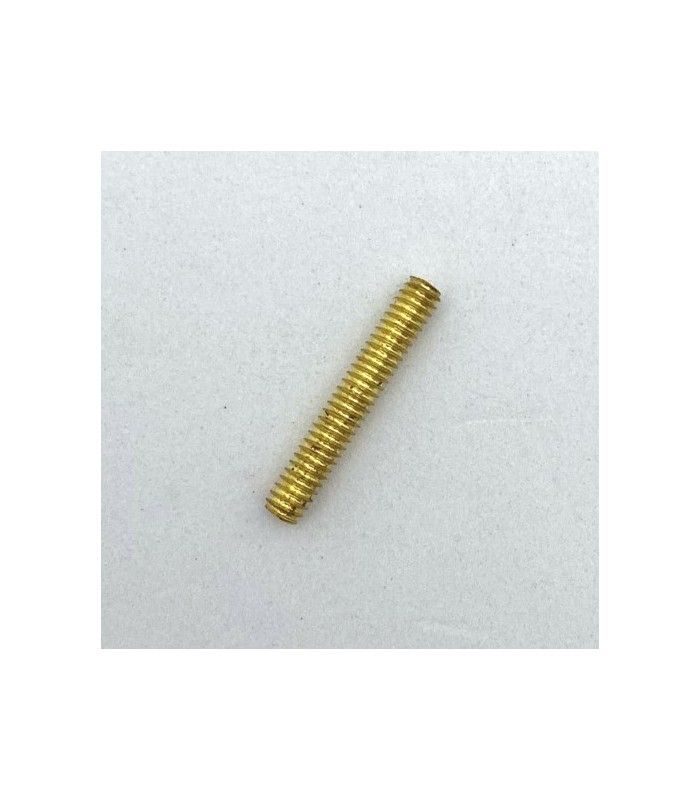 Screwed rod 25mm brass plated