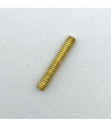 Screwed rod 25mm brass plated