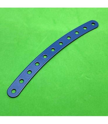 Bande incurvee l.140 r 250 mm (11 tr) bleu