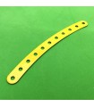Bande incurvee l.140 r 250 mm (11 tr) jaune