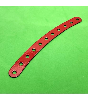 Bande incurvee l.140 r 250 mm (11 tr) rouge