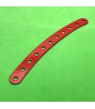 Bande incurvee l.140 r 250 mm (11 tr) rouge