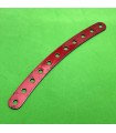 Curved strip l.140 r250 (11h) transluscent red