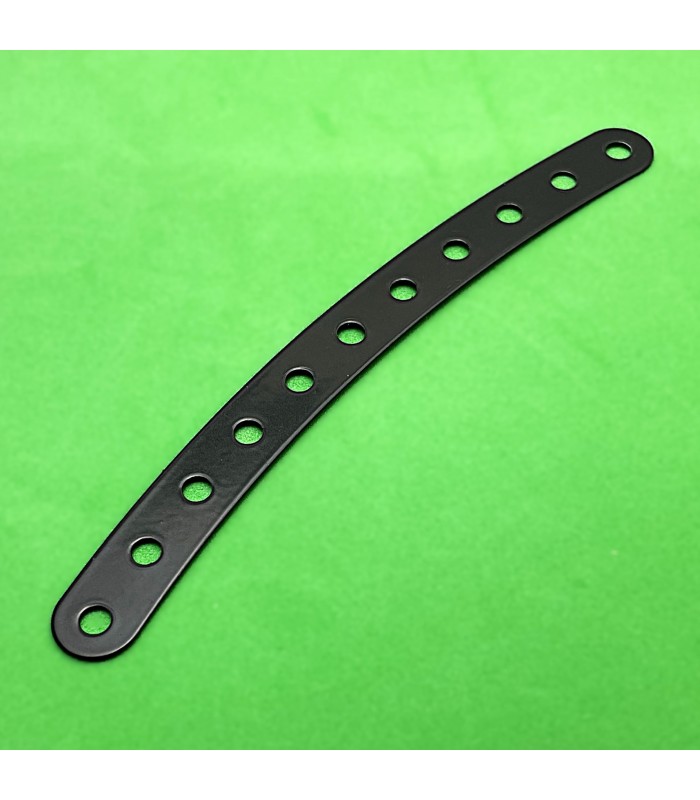 Curved strip l.140 r250 (11h) shiny black Curved strip l.140 r250 (11h) shiny black