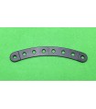 Curved strip stepped l.100 (8 h) shiny black