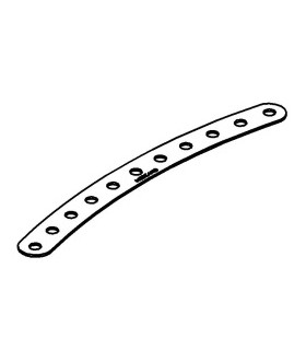 Bande incurvee l.140 r 250 (11tr) zn