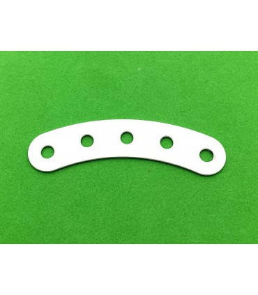 Bande incurvee l.60 r.60 (5tr) blanc