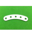 Bande incurvee l.60 r.60 (5tr) blanc