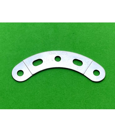 Bande incurvee epaulee l.60 r.60 (5tr) zn