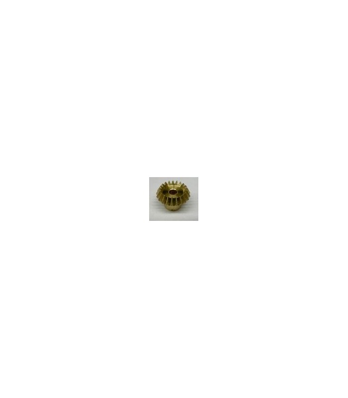 Pignon d'angle 21 dents laiton (pour 030 f)