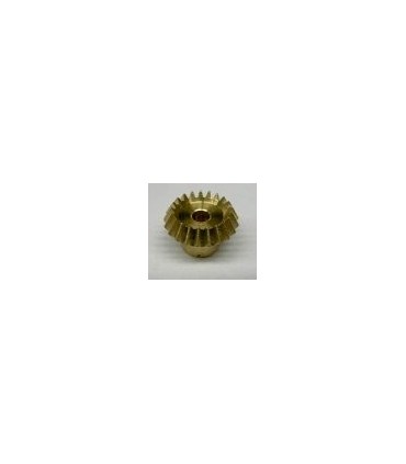 Pignon d'angle 21 dents laiton (pour 030 f)