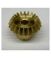 Pignon d'angle 21 dents laiton (pour 030 f)